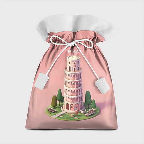 Подарочный мешок Pisa Isometric / 3D-принт – фото 1