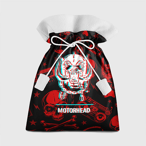 Подарочный мешок Motorhead rock glitch / 3D-принт – фото 1
