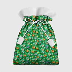 Мешок для подарков Объемные летние цветы, цвет: 3D-принт