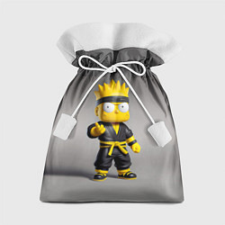 Мешок для подарков Bart Simpson - ninja - Japan, цвет: 3D-принт