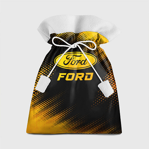 Подарочный мешок Ford - gold gradient / 3D-принт – фото 1