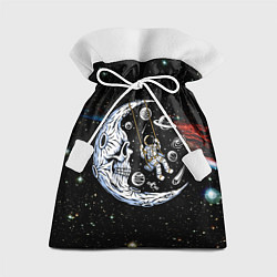 Мешок для подарков Космические качели - череп, цвет: 3D-принт