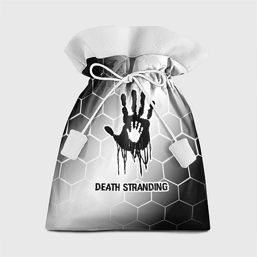 Подарочный мешок Death Stranding glitch на светлом фоне / 3D-принт – фото 1