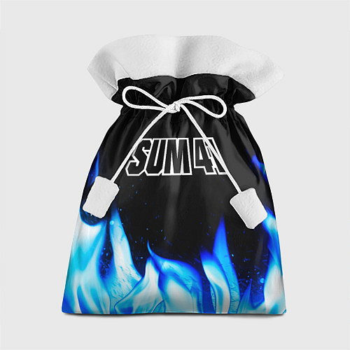 Подарочный мешок Sum41 blue fire / 3D-принт – фото 1