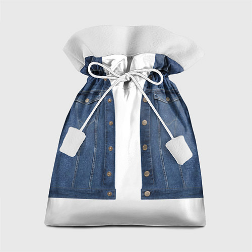 Подарочный мешок Джинсовая куртка / 3D-принт – фото 1