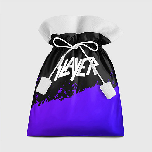 Подарочный мешок Slayer purple grunge / 3D-принт – фото 1