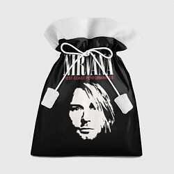 Мешок для подарков Nirvana - Kurt Cobain, цвет: 3D-принт