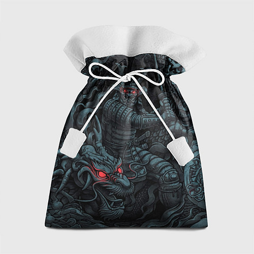 Подарочный мешок Samurai and dragon / 3D-принт – фото 1