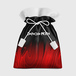 Мешок для подарков Depeche Mode red plasma, цвет: 3D-принт