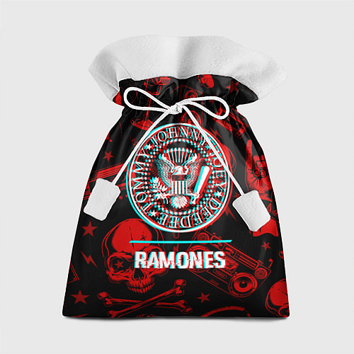 Подарочный мешок Ramones rock glitch / 3D-принт – фото 1