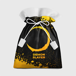 Мешок для подарков Demon Slayer - gold gradient, цвет: 3D-принт