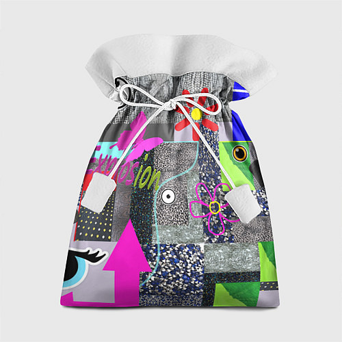 Подарочный мешок Техника пэчворк / 3D-принт – фото 1