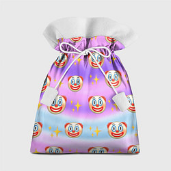 Мешок для подарков Узор с Клоунами, цвет: 3D-принт