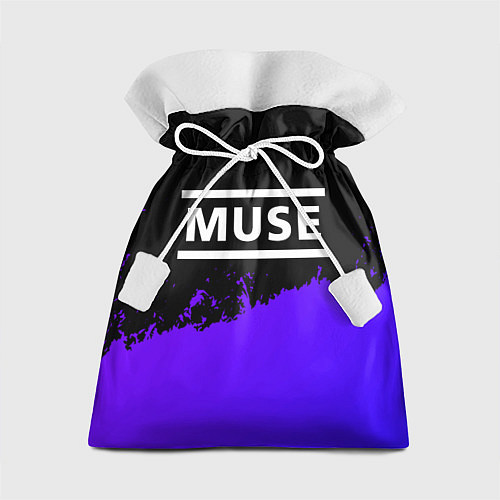 Подарочный мешок Muse purple grunge / 3D-принт – фото 1