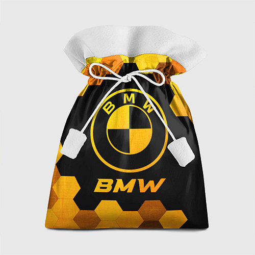 Подарочный мешок BMW - gold gradient / 3D-принт – фото 1