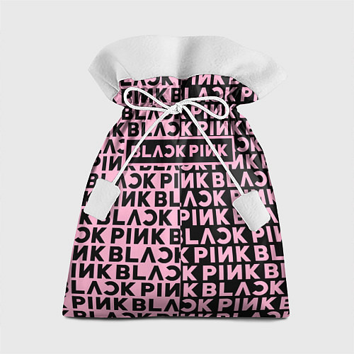 Подарочный мешок Blackpink - pink text / 3D-принт – фото 1