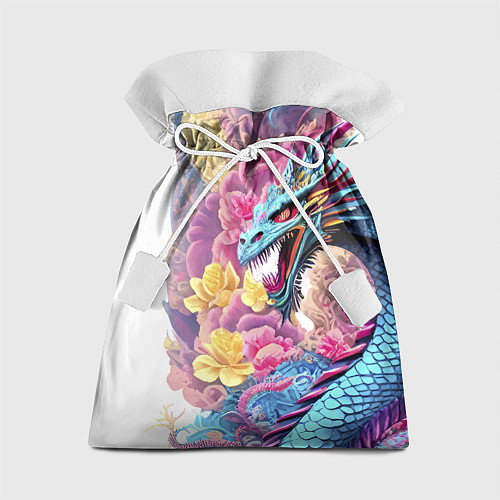 Подарочный мешок Свирепый дракон - татуировка - ирезуми - Япония / 3D-принт – фото 1
