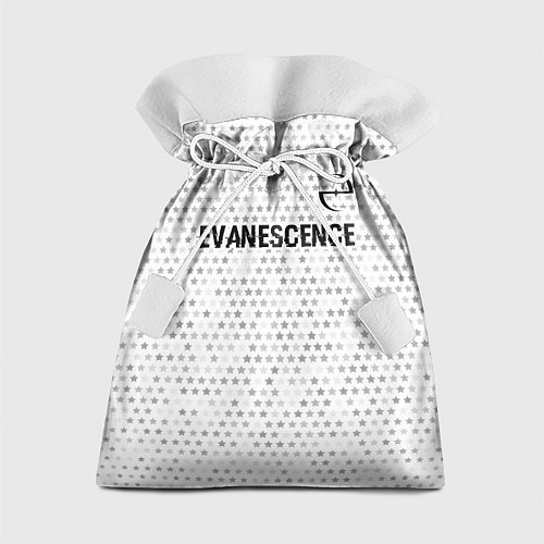 Подарочный мешок Evanescence glitch на светлом фоне: символ сверху / 3D-принт – фото 1