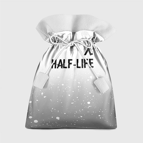 Подарочный мешок Half-Life glitch на светлом фоне: символ сверху / 3D-принт – фото 1