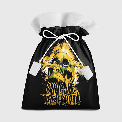 Подарочный мешок Bring me the horizon - skull / 3D-принт – фото 1