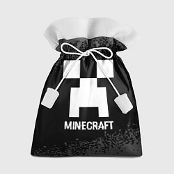 Мешок для подарков Minecraft glitch на темном фоне, цвет: 3D-принт
