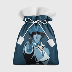 Мешок для подарков Spike Spiegel blue, цвет: 3D-принт