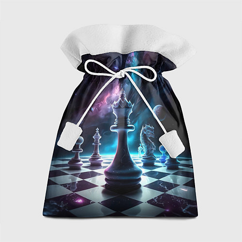 Подарочный мешок Космические шахматы / 3D-принт – фото 1
