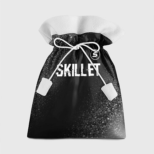 Подарочный мешок Skillet glitch на темном фоне: символ сверху / 3D-принт – фото 1