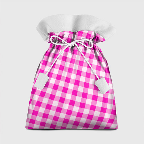 Подарочный мешок Розовая клетка Барби / 3D-принт – фото 1