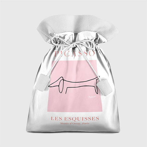 Подарочный мешок Собака - Пабло Пикассо / 3D-принт – фото 1