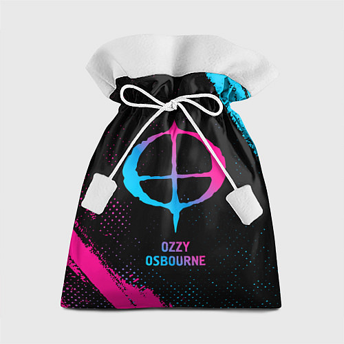 Подарочный мешок Ozzy Osbourne - neon gradient / 3D-принт – фото 1