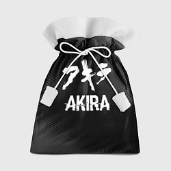 Мешок для подарков Akira glitch на темном фоне, цвет: 3D-принт