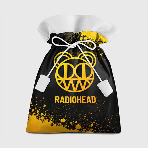 Подарочный мешок Radiohead - gold gradient / 3D-принт – фото 1