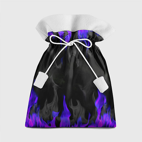 Подарочный мешок Неоновый огонь и дым / 3D-принт – фото 1