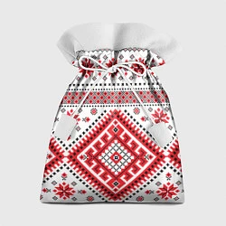 Мешок для подарков Удмуртская роспись, цвет: 3D-принт