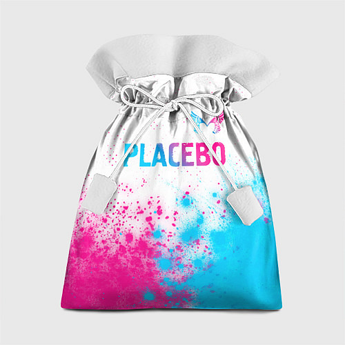 Подарочный мешок Placebo neon gradient style: символ сверху / 3D-принт – фото 1