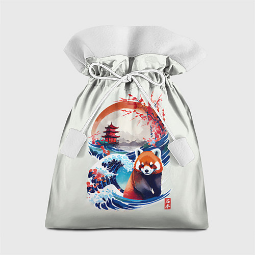 Подарочный мешок Красная панда на охоте / 3D-принт – фото 1