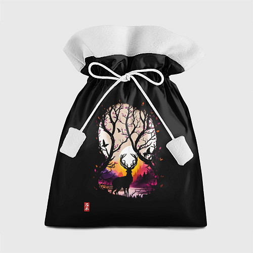 Подарочный мешок Лесной король ночью / 3D-принт – фото 1