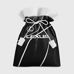 Мешок для подарков Lexus - white line, цвет: 3D-принт