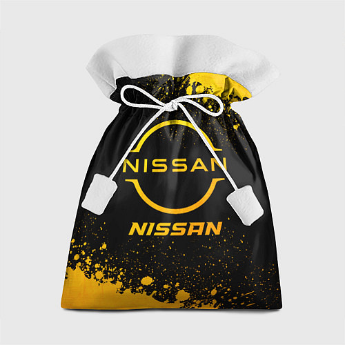 Подарочный мешок Nissan - gold gradient / 3D-принт – фото 1