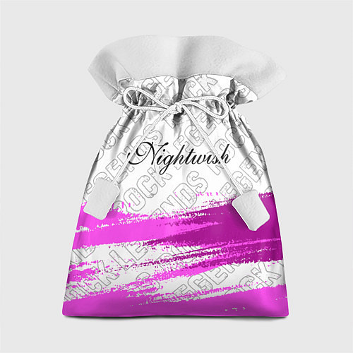 Подарочный мешок Nightwish rock legends: символ сверху / 3D-принт – фото 1