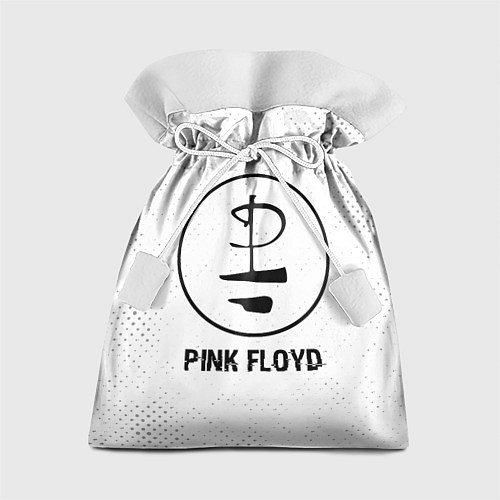 Подарочный мешок Pink Floyd glitch на светлом фоне / 3D-принт – фото 1
