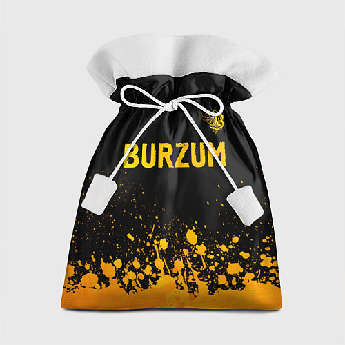 Подарочный мешок Burzum - gold gradient: символ сверху / 3D-принт – фото 1