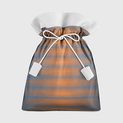 Мешок для подарков Полосатый закат градиент, цвет: 3D-принт