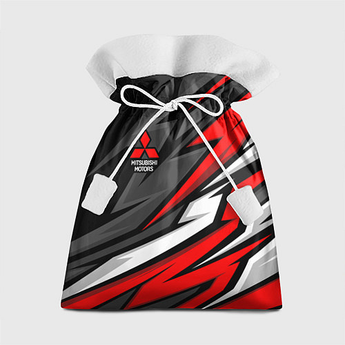 Подарочный мешок Митсубиси - красный спортивный / 3D-принт – фото 1