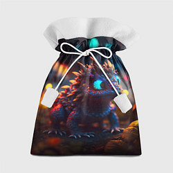 Мешок для подарков Дракончик и осень, цвет: 3D-принт