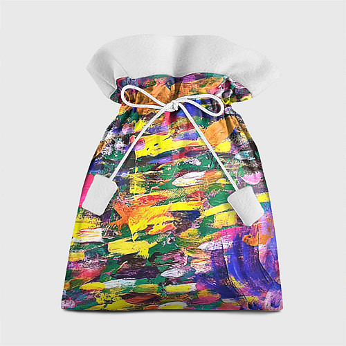 Подарочный мешок Цветовая радуга / 3D-принт – фото 1