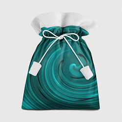Мешок для подарков Малахитовый вихрь, цвет: 3D-принт