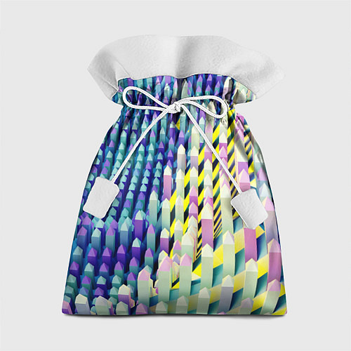 Подарочный мешок Прямотреугольный блочный паттерн / 3D-принт – фото 1