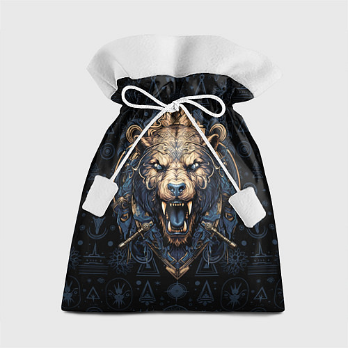 Подарочный мешок Медведь викингов / 3D-принт – фото 1